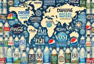 Explore the world's largest water companies like Nestlé, Danone, and PepsiCo, highlighting their key brands, market strategies, and commitment to sustainability.