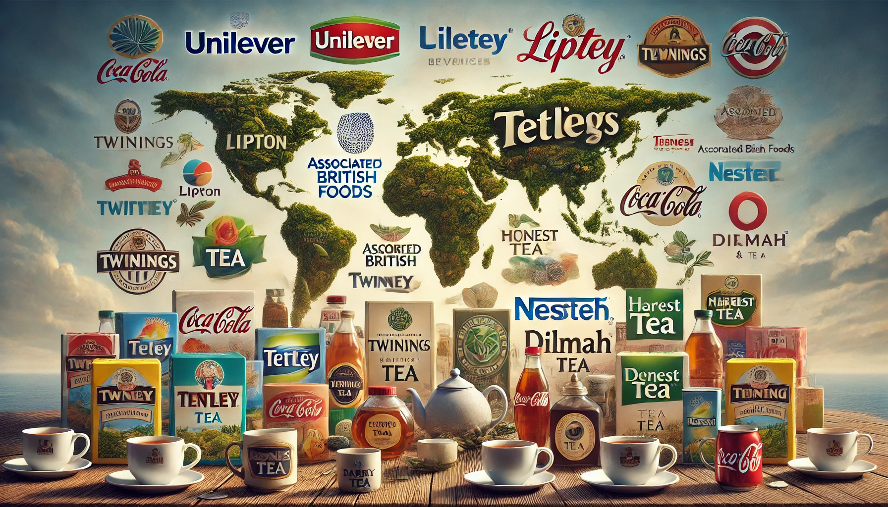 Discover the largest tea companies in the world like Unilever, Tata Global Beverages, and Nestlé, highlighting their key brands, market strategies, and global influence.