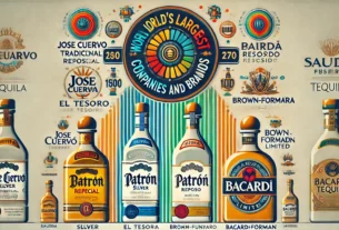 Explore the world's largest tequila companies and brands, including Jose Cuervo, Patrón, Beam Suntory, Brown-Forman, and Bacardi. Discover their market impact, key brands, and global presence in this comprehensive report.